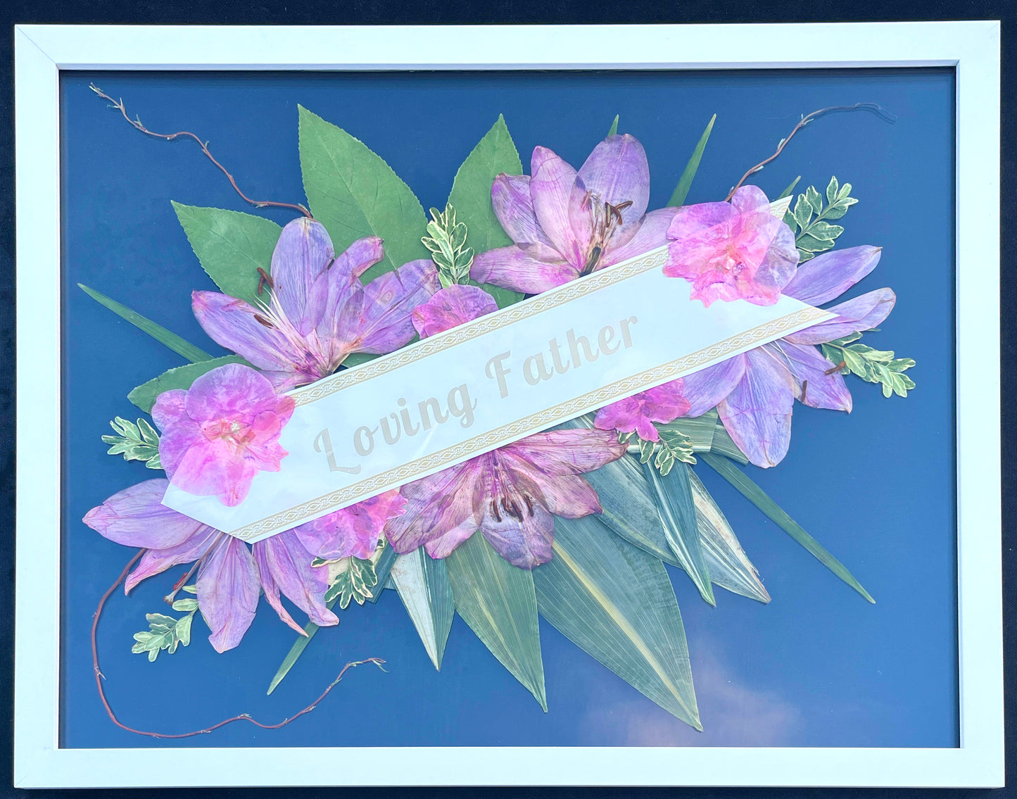 Pressed Frame - Memorial Service Floral Preservation