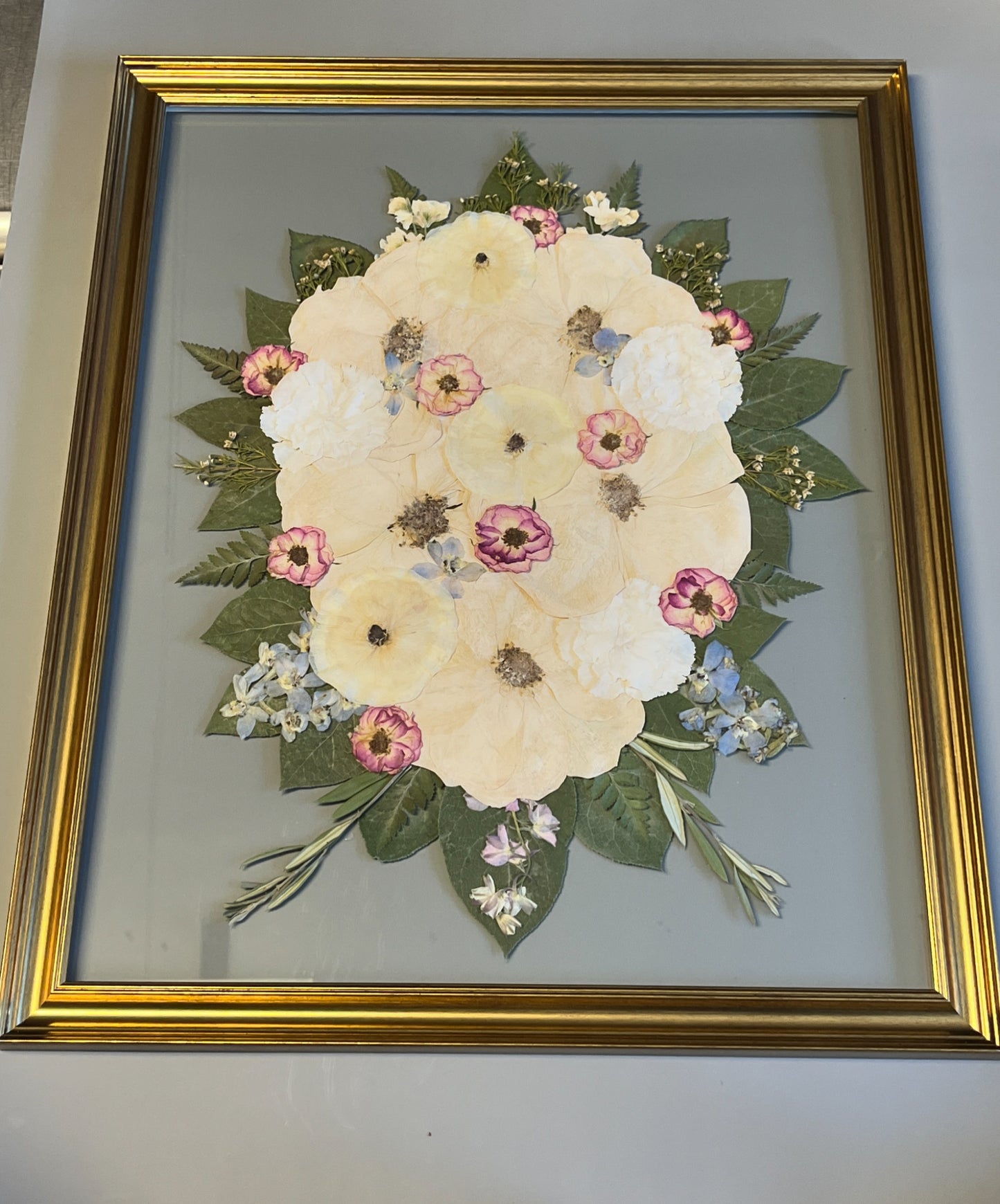 Pressed Frame - Wedding Bouquet Preservation