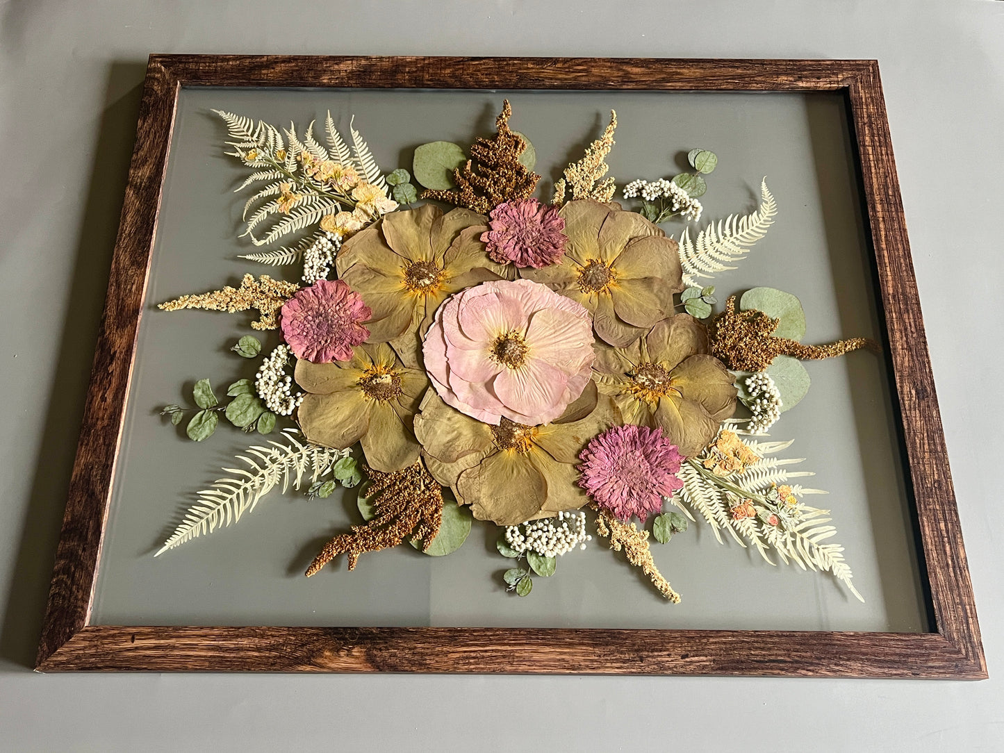 Pressed Frame - Wedding Bouquet Preservation