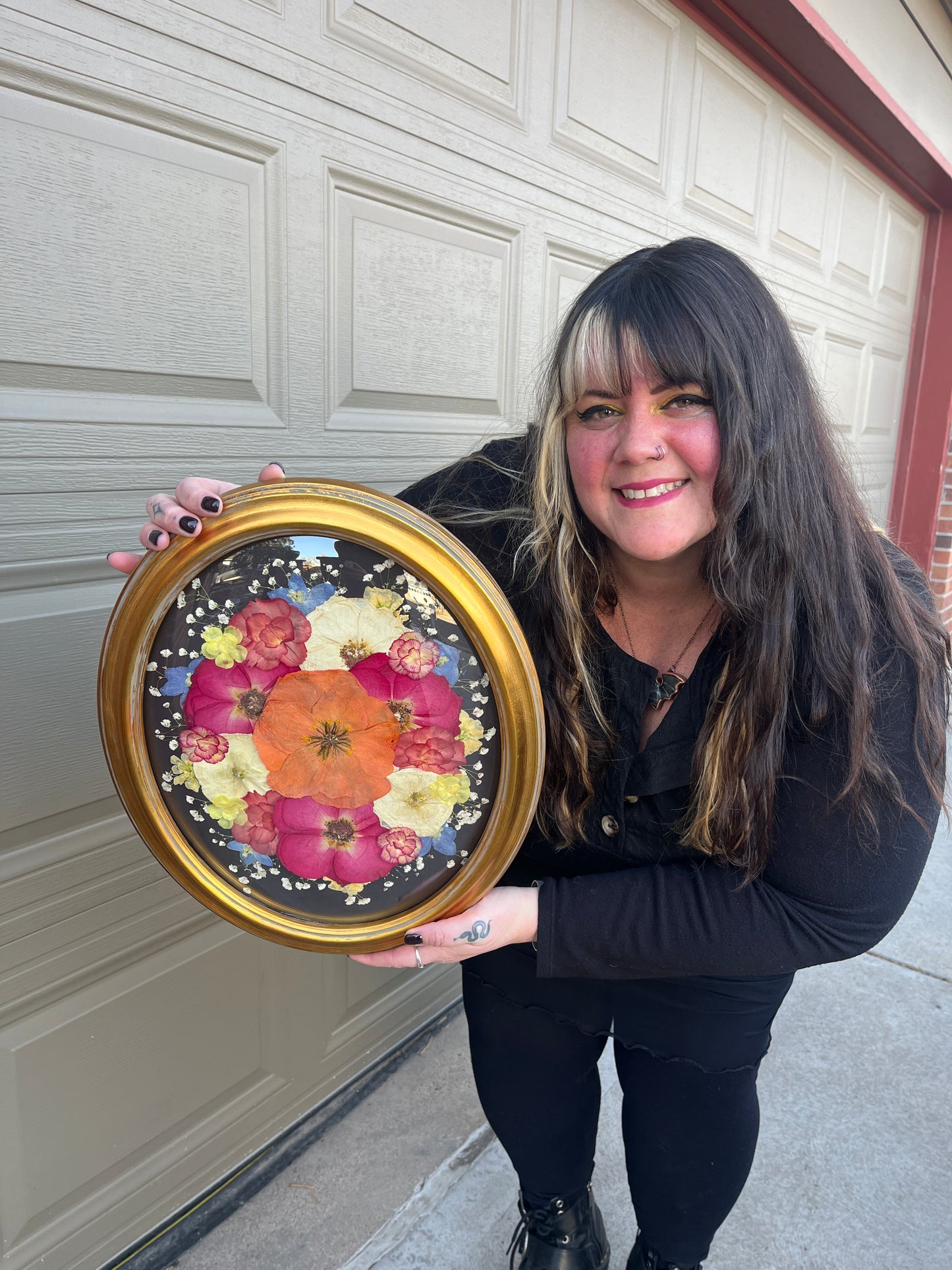 Pressed - Oval Frame