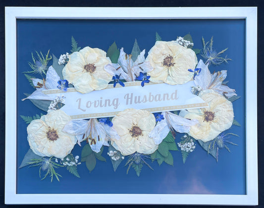 Pressed Frame - Memorial Service Floral Preservation
