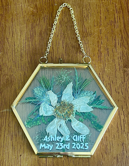 Pressed Floral Ornament